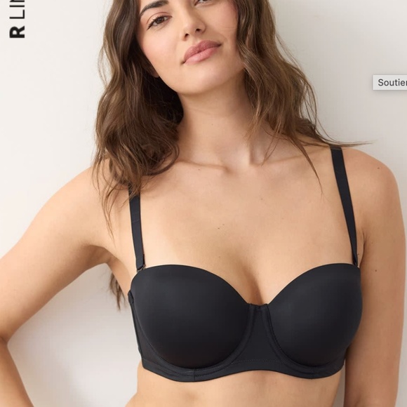 NWT*Multiway Strapless Bra - R Line 38 DD Black - Picture 1 of 10